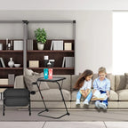 Tavolino da letto per TV con portabicchieri, regolabile, pieghevole per casa, ufficio, pieghevole, portatile, stabile, leggero, per riporre oggetti