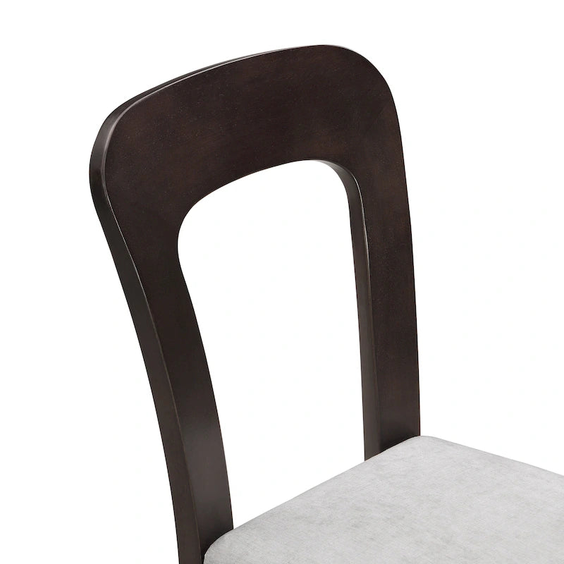 Sedie da pranzo imbottite, seduta confortevole con robusto telaio in legno, set da 2