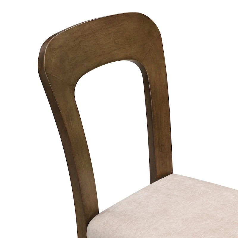 Sedie da pranzo imbottite, seduta confortevole con robusto telaio in legno, set da 2