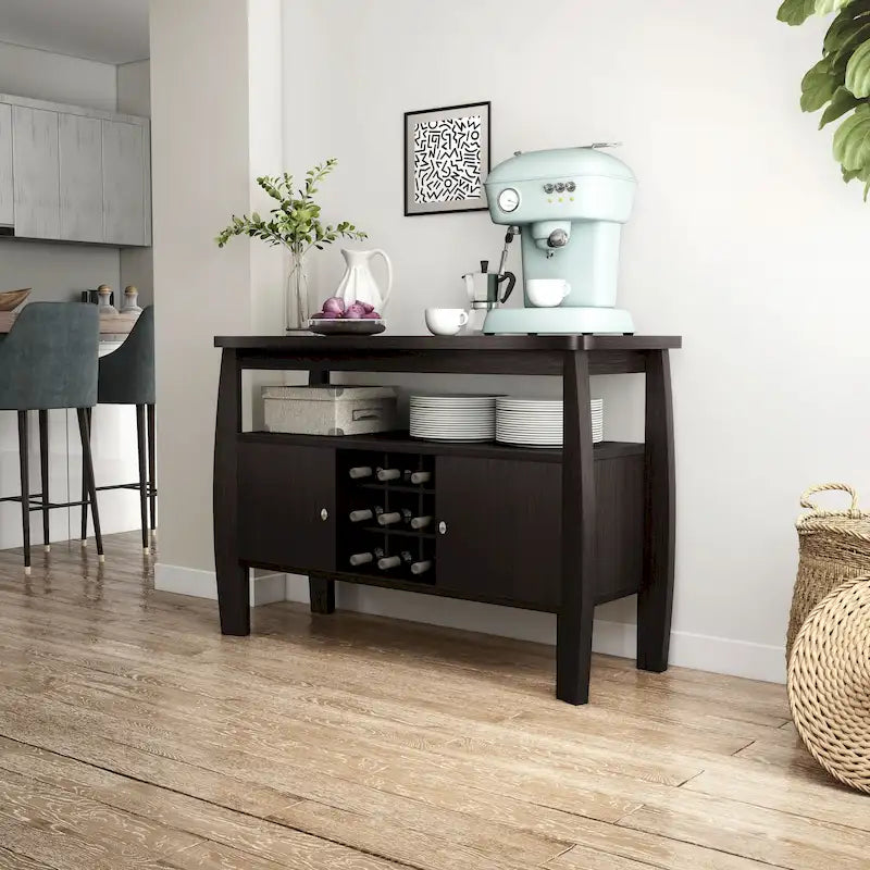  True Modern 51-inch Cappuccino 1-shelf Buffet Table