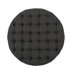 Pouf rotondo contemporaneo con ruote piroettanti