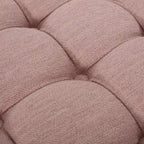 Pouf rotondo contemporaneo con ruote piroettanti