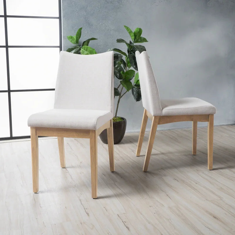  Mid-Century Fabric Dining Chair (Set of 2) by 