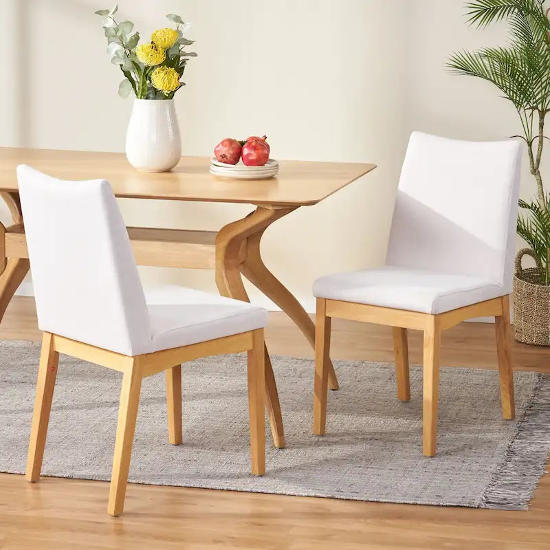Mid-Century Fabric Dining Chair (Set of 2) by