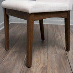 Mid-Century Fabric Dining Chair (Set of 2) by