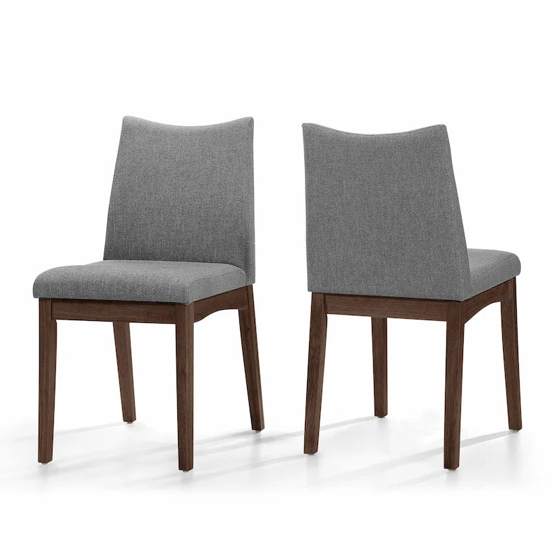 Mid-Century Fabric Dining Chair (Set of 2) by