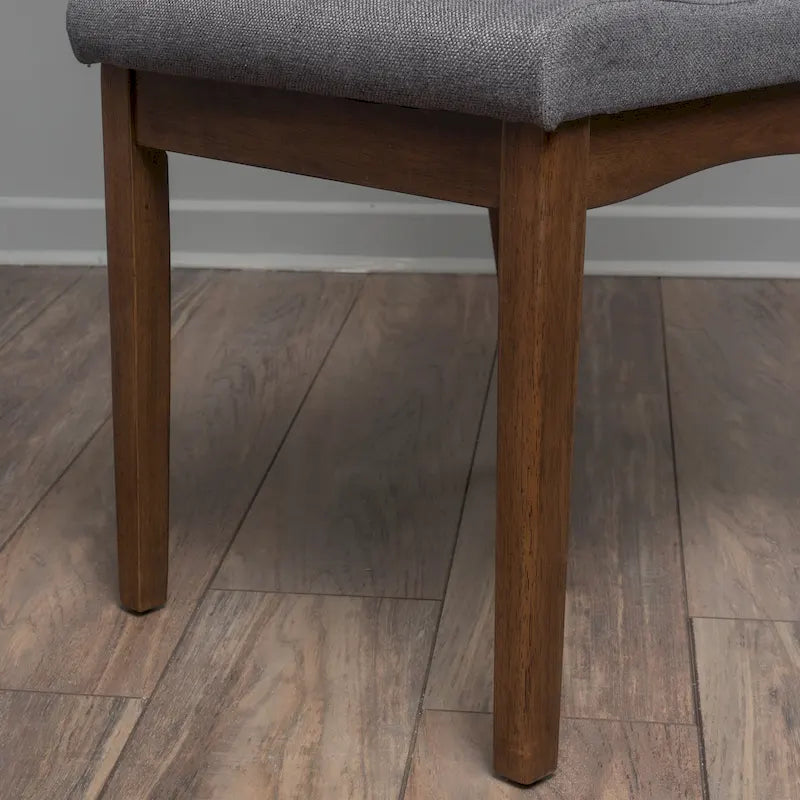 Mid-Century Fabric Dining Chair (Set of 2) by