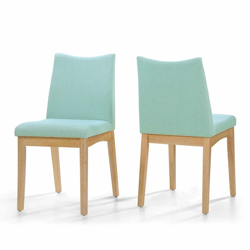 Mid-Century Fabric Dining Chair (Set of 2) by