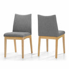 Mid-Century Fabric Dining Chair (Set of 2) by