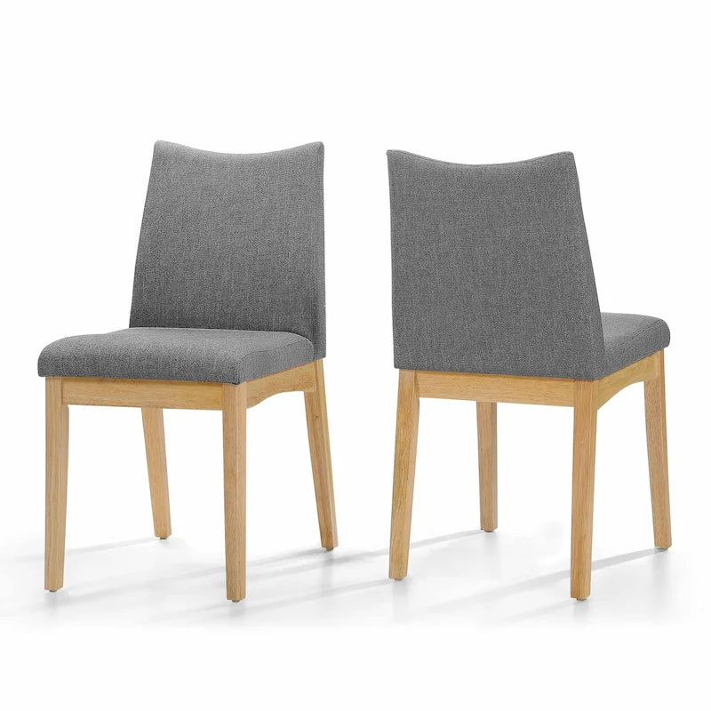 Mid-Century Fabric Dining Chair (Set of 2) by