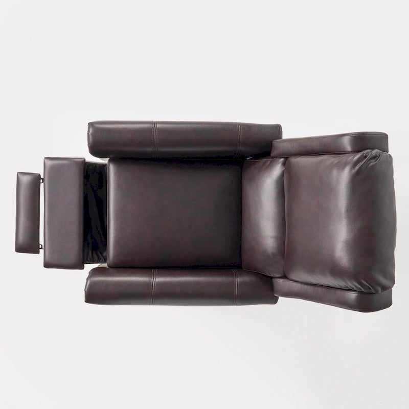 Poltrona reclinabile in similpelle Haddan
