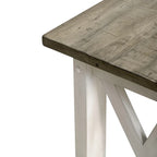 Antique White End Table
