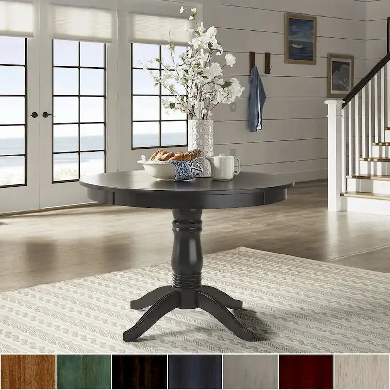Wilmington II Round Pedestal Base Dining Table by  Classic