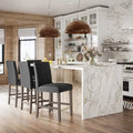 Upholstered 25" Counter Height Bar Stool