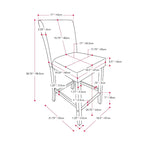 Upholstered 25" Counter Height Bar Stool