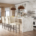 Upholstered 25" Counter Height Bar Stool