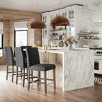 Upholstered 25" Counter Height Bar Stool
