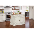 Isola da cucina in legno bianco sporco - 48 x 36 x 25
