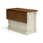 Isola da cucina in legno bianco sporco - 48 x 36 x 25