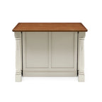 Isola da cucina in legno bianco sporco - 48 x 36 x 25