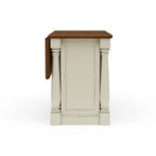 Isola da cucina in legno bianco sporco - 48 x 36 x 25