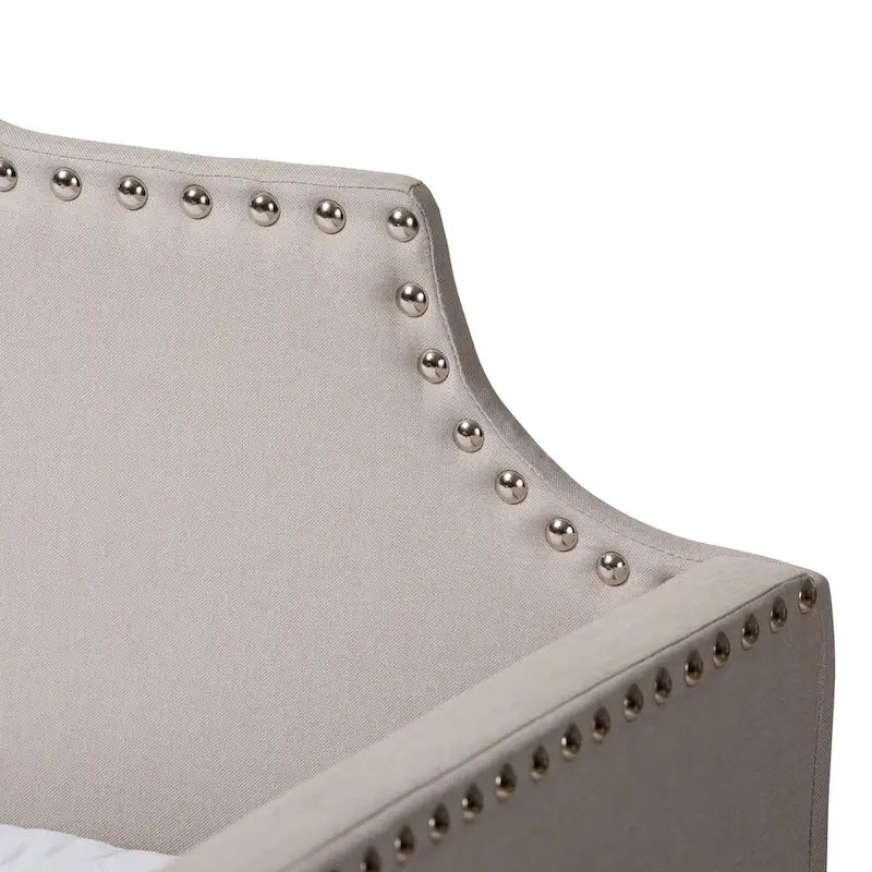 Divano letto singolo contemporaneo con letto estraibile a rotelle per gli ospiti