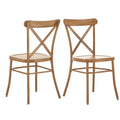 Metal Dining Chairs (Set of 2)