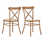 Metal Dining Chairs (Set of 2)