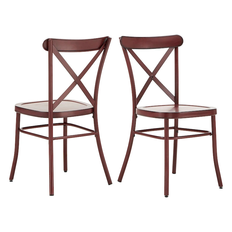 Metal Dining Chairs (Set of 2)
