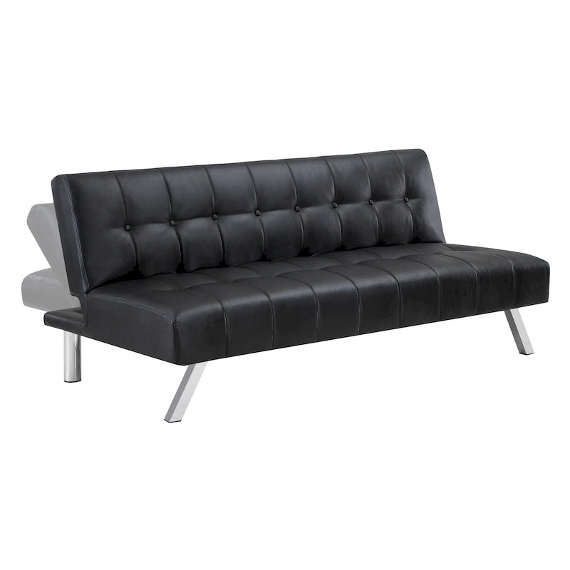 Futon with Stainless Steel Legs