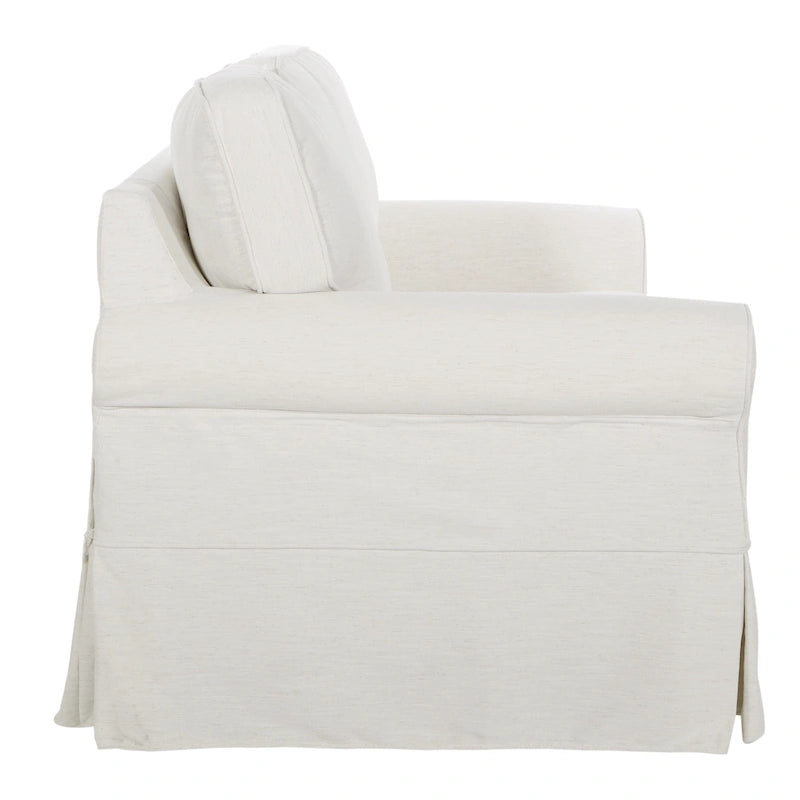 Mid-century Slipcover Loveseat