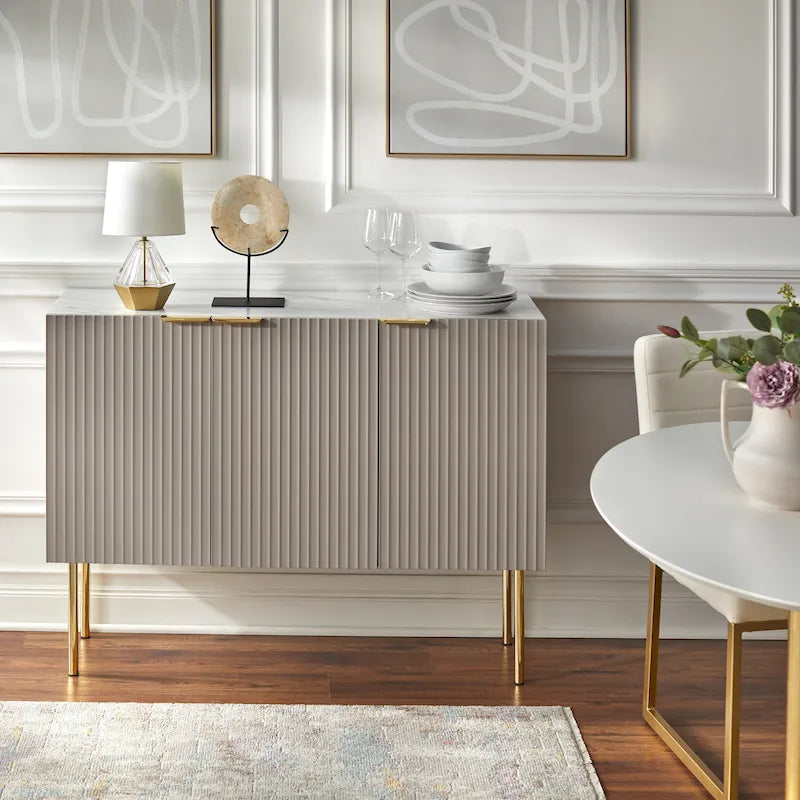 Credenza/Buffet Valen Channel con ripiani regolabili