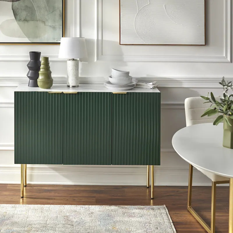 Credenza/Buffet Valen Channel con ripiani regolabili