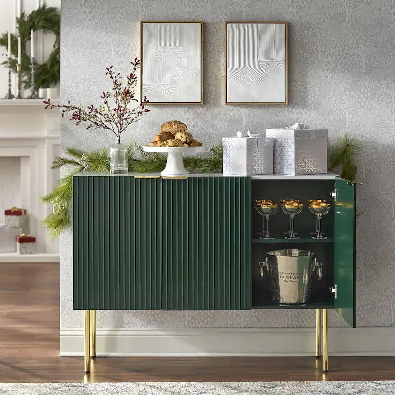Credenza/Buffet Valen Channel con ripiani regolabili