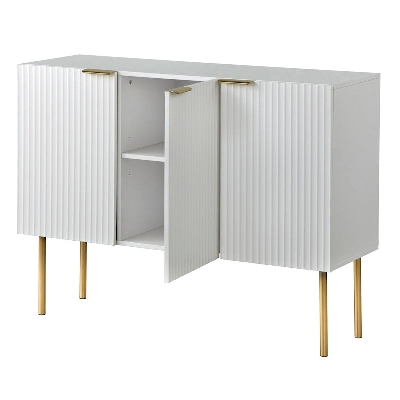 Credenza/Buffet Valen Channel con ripiani regolabili