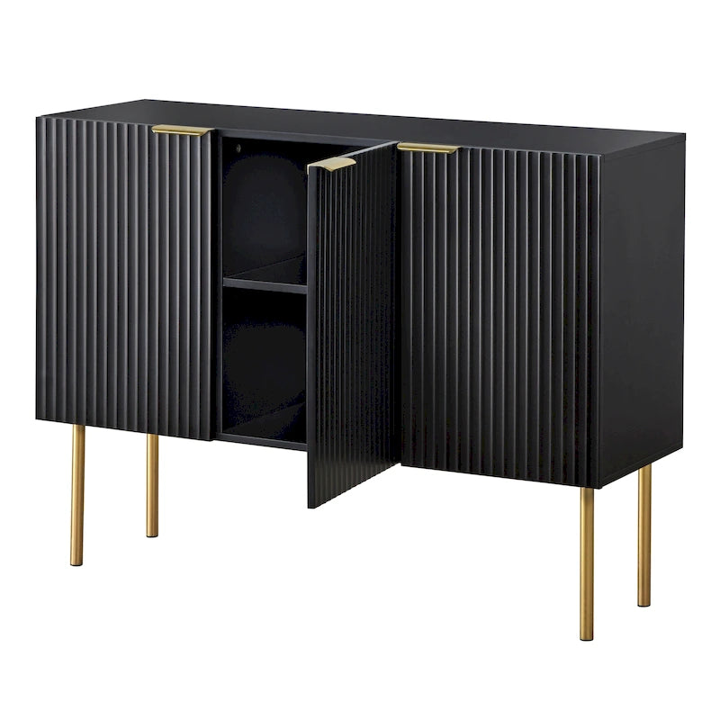 Credenza/Buffet Valen Channel con ripiani regolabili
