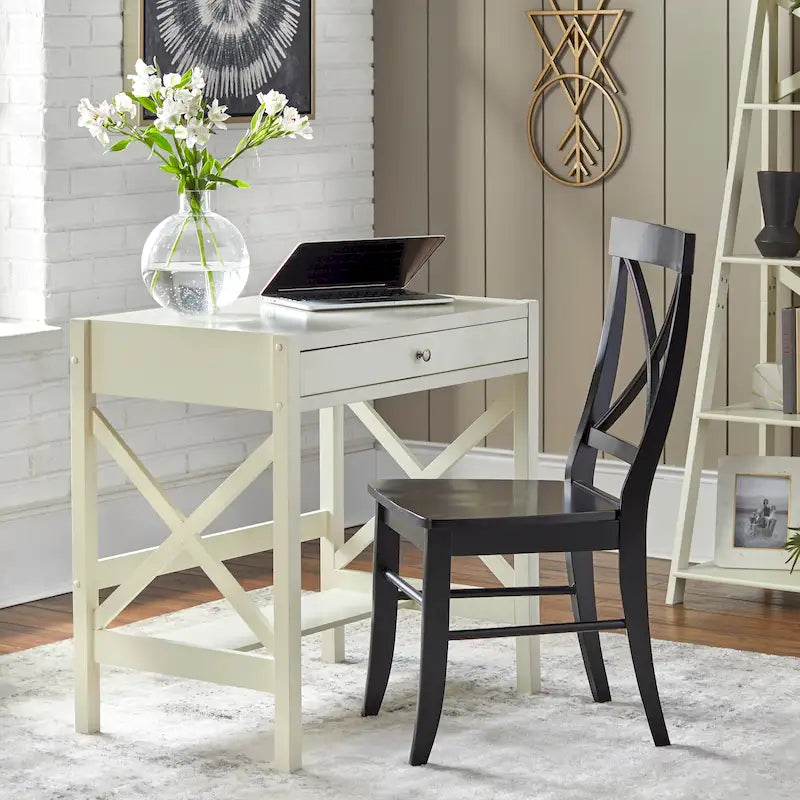  X-Frame Farmhouse Wood Desk