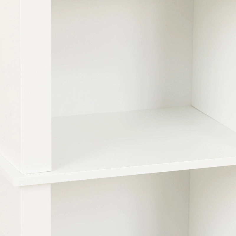 Mobile alto da bagno in MDF bianco, 170 cm, con torre per la biancheria