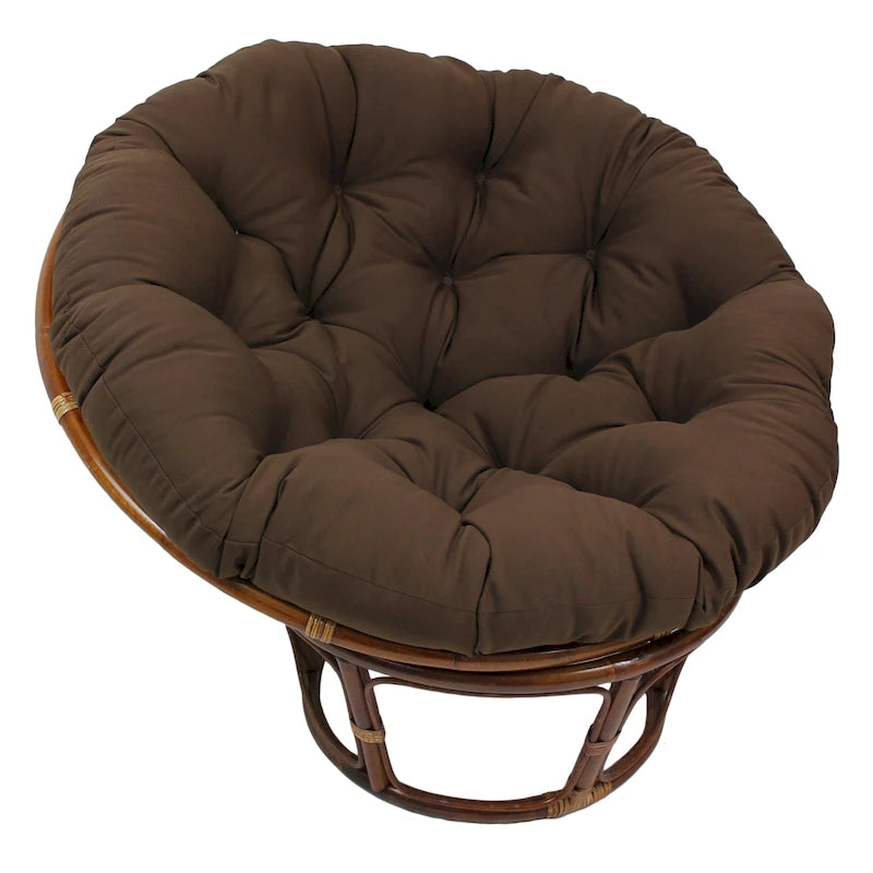 Cuscino Papasan in twill solido da 48 pollici (solo cuscino)
