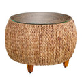  Terraza Round Water Hyacinth Coffee Table