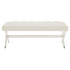  Couture Ketevan Tufted Acrylic Bench - 48 In W x 18 In D x 18 In H - 48Wx18Dx18H