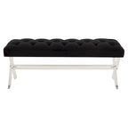 Panca capitonné in acrilico - 122 cm L x 46 cm P x 46 cm H - 122Lx46Px46H