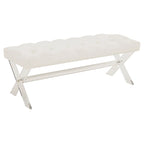 Panca capitonné in acrilico - 122 cm L x 46 cm P x 46 cm H - 122Lx46Px46H