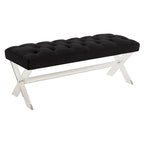 Panca capitonné in acrilico - 122 cm L x 46 cm P x 46 cm H - 122Lx46Px46H