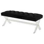Panca capitonné in acrilico - 122 cm L x 46 cm P x 46 cm H - 122Lx46Px46H