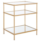 Tavolino d'appoggio a 3 ripiani - 22 L x 18 P x 27 A - 22Lx18Px27A
