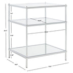 Tavolino d'appoggio a 3 ripiani - 22 L x 18 P x 27 A - 22Lx18Px27A