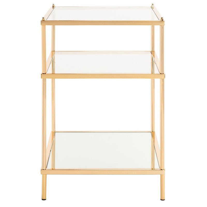 Tavolino d'appoggio a 3 ripiani - 22 L x 18 P x 27 A - 22Lx18Px27A