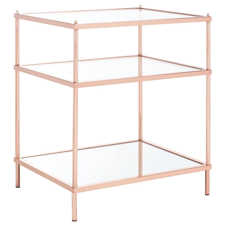 Tavolino d'appoggio a 3 ripiani - 22 L x 18 P x 27 A - 22Lx18Px27A