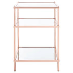 Tavolino d'appoggio a 3 ripiani - 22 L x 18 P x 27 A - 22Lx18Px27A